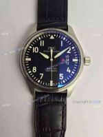 Copy Swiss IWC Mark Xvii Watch Blue Dial Black Leather